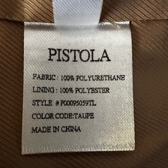 PISTOLA Roman Oversized Faux Leather Blazer- Size XL NWT - Picture 7 of 9